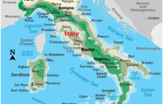 Italy Maps &amp; Facts - World Atlas inside Map of the Boot of Italy