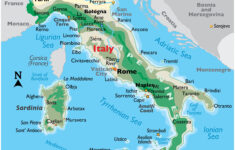 Italy Maps &amp; Facts - World Atlas intended for West Coast of Italy Map