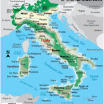 Italy Maps & Facts   World Atlas Within Map Of Italy Po River