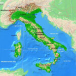 Italy Mountains Map   Map Of Italy Mountains (Southern Europe Pertaining To Map Of Alps In Italy