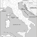 Italy Outline Map | Italy Outline Map With State Boundaries Regarding Black And White Printable Map Of Italy