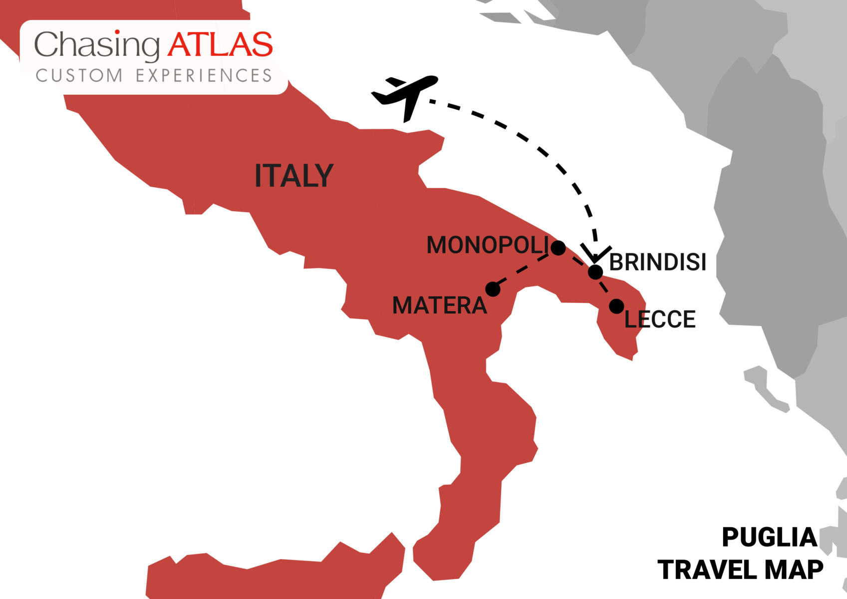 Italy-Puglia-Travel-Map - Chasing Atlas in Puglia on Map of Italy