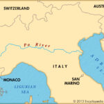 Italy   Rivers, Alps, Po | Britannica Regarding Map Of Po River Italy