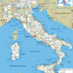 Italy Road Map Guide: Explore Highways, Routes, And National Road Pertaining To Road Map Of France And Italy