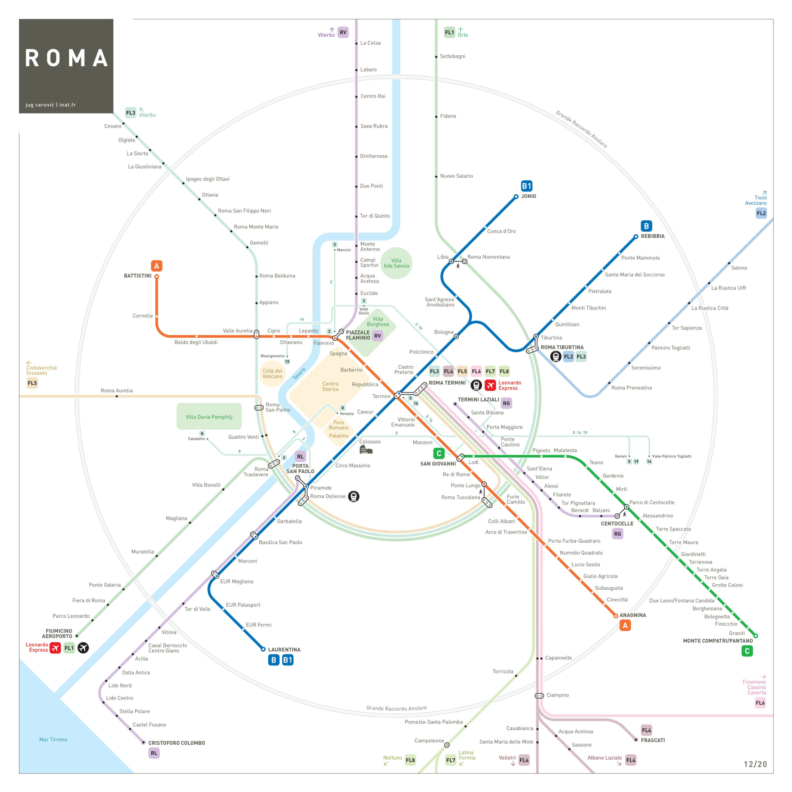 Italy Train Rail Maps pertaining to Map Of Train Stations In Rome Italy