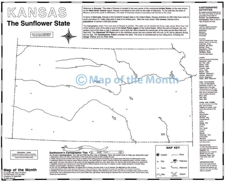 Blank Map of Kansas City
