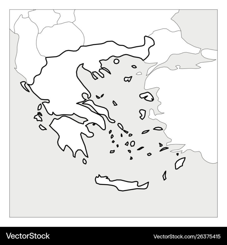 Blank Map of Ancient Greece Printable