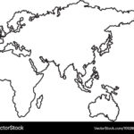 Karte Von Europe Africa Und Asia Country Vektorbild Within Map Of Europe Africa And Asia