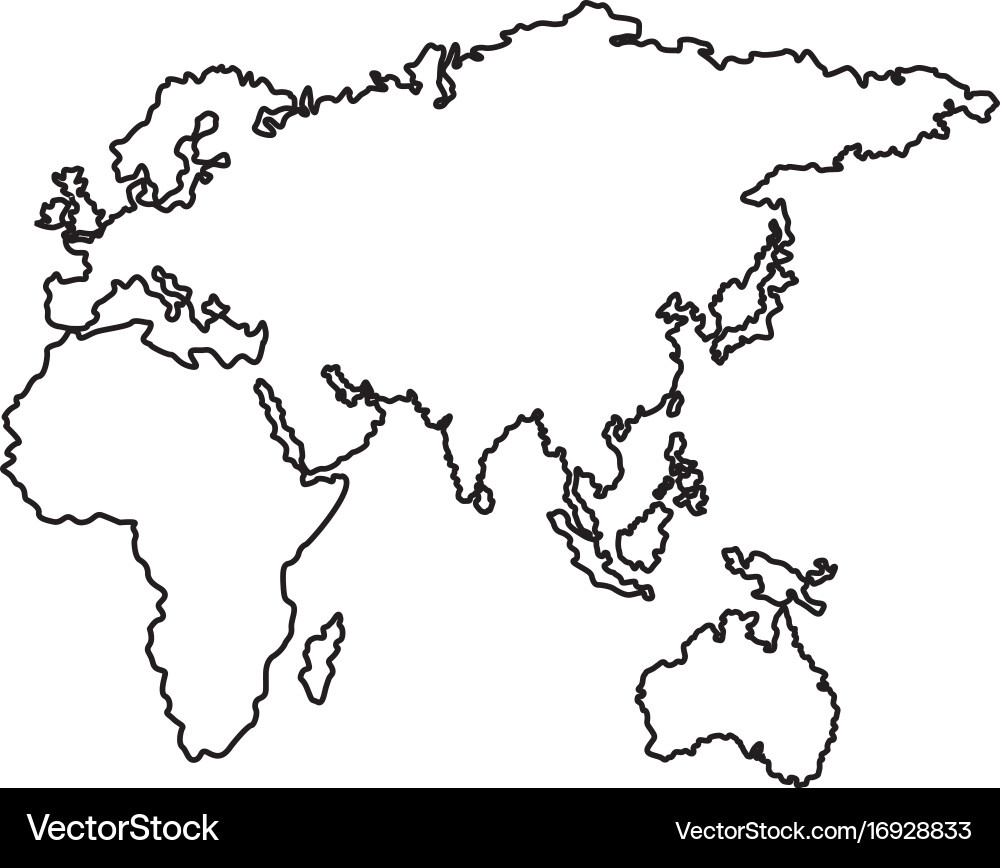 Karte Von Europe Africa Und Asia Country Vektorbild within Map Of Europe Africa And Asia