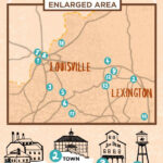 Kentucky Bourbon Trail Map Within Pdf Printable Kentucky Bourbon Trail Map