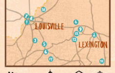 Kentucky Bourbon Trail Map within Pdf Printable Kentucky Bourbon Trail Map