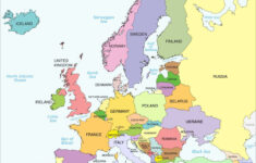 Labeled Map Of Europe – Europe Map With Countries [Pdf] within Map Of Europe And Asia With Countries Labeled