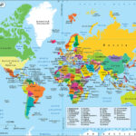 Labeled Map Of The World – Map Of The World Labeled [Free] In Labeled Map Of The World Printable