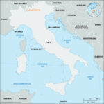 Lake Como | Italy, Map, Depth, & Facts | Britannica For Map Of Lake Como Italy