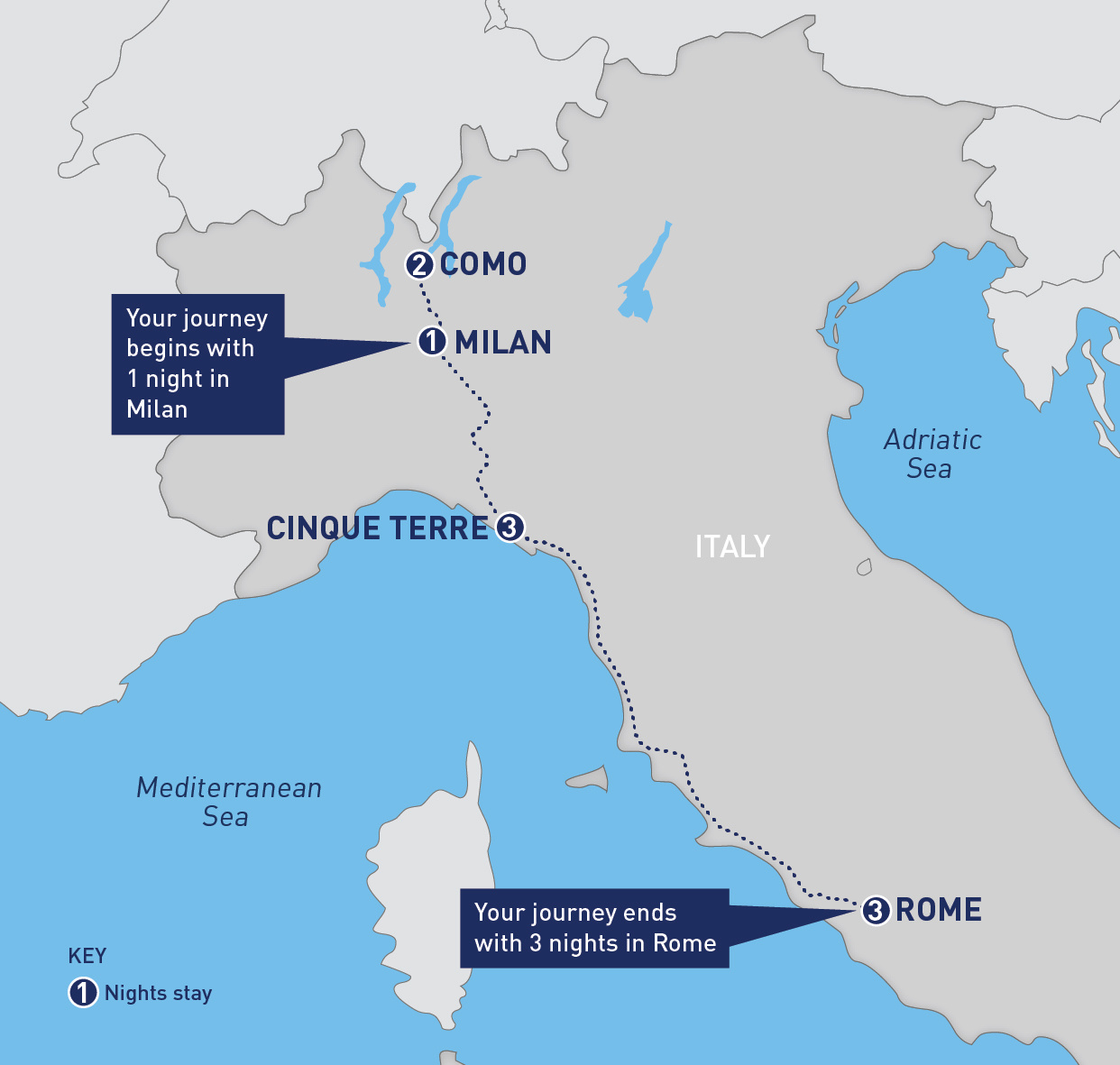 Lake Como Rail Journeys | Book With Railbookers® intended for Map of Italy with Lake Como