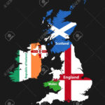 Länder Der Britischen Inseln: Karte Des Vereinigten Königreichs Intended For Map Of England Scotland Wales And Northern Ireland