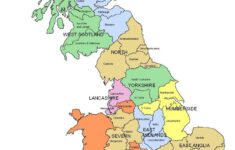 Large Area Map inside Map Of England And Scotland Counties