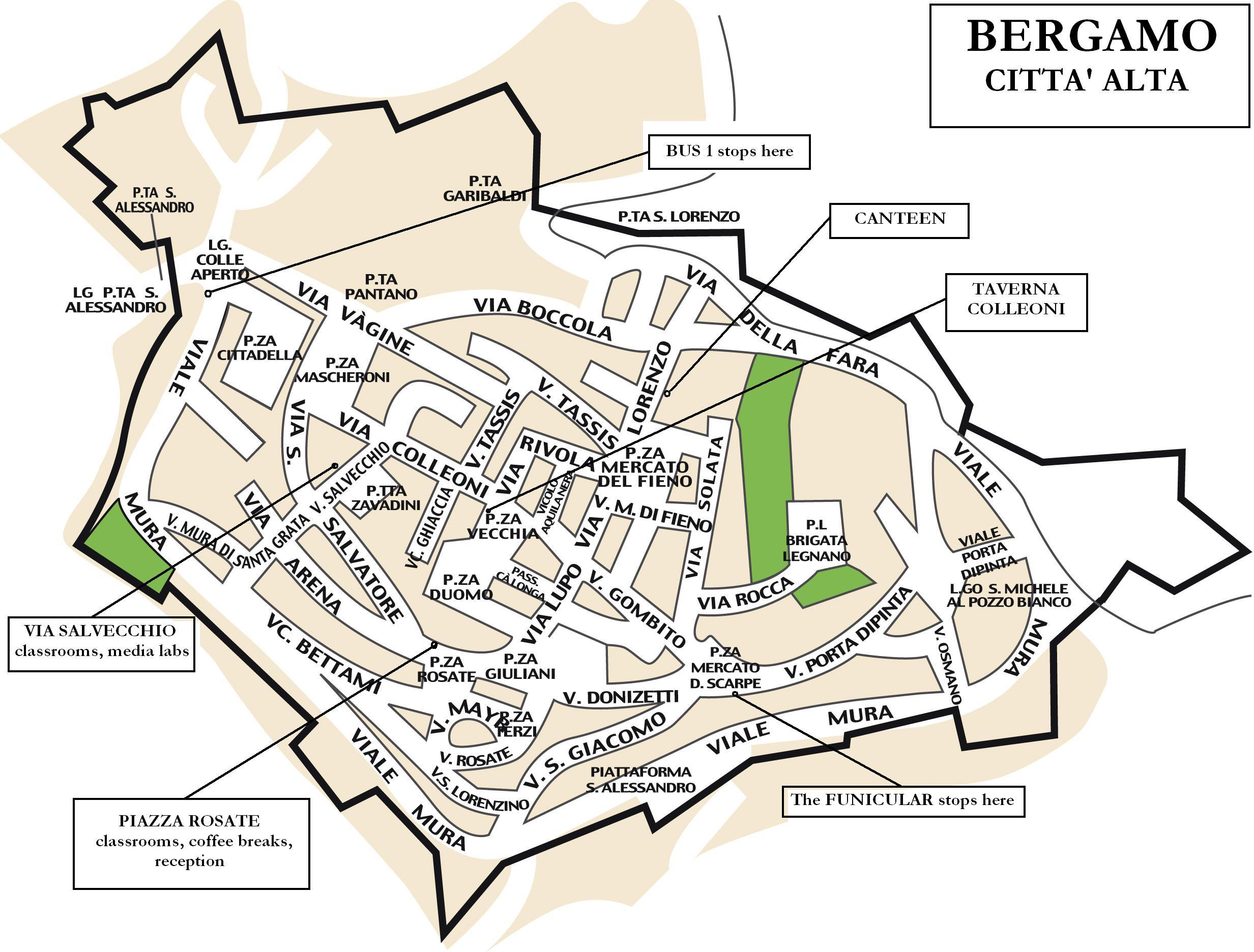Large Bergamo Maps For Free Download And Print | High-Resolution pertaining to City Map Of Bergamo Italy