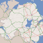 Large Detaile Road Map Of Northern Ireland With Cities | Northern In Driving Map Of Northern Ireland