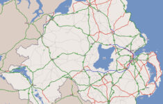 Large Detaile Road Map Of Northern Ireland With Cities | Northern in Driving Map of Northern Ireland