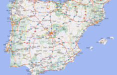 Large Detailed Highways Map Of Spain And Portugal With Cities for Printable Map Of Spain And Portugal With Major Cities