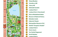 Large Detailed Map Of Attractions In Central Park, Ny City | New with regard to Printable Map of Central Park New York