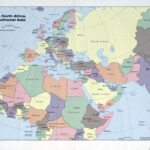 Large Detailed Old Political Map Of Europe, North Africa And With Old Map Of Europe And Asia