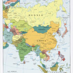 Large Detailed Political Map Of Asia With Capitals And Major Regarding Map Of Europe And Asia With Capitals