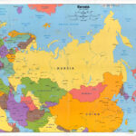 Large Detailed Political Map Of Eurasia Wth Capitals And Major Pertaining To Map Of Europe And Asia With Capitals