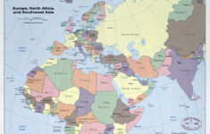 Large Detailed Political Map Of Europe, North Africa And Southwest in Map of Europe and Asia