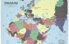 Large Detailed Political Map Of Europe, North Africa And Southwest pertaining to Map Of Asia And Europe Countries