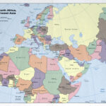 Large Detailed Political Map Of Europe, North Africa And Southwest Regarding Maps Of Europe And Asia