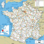 Large Detailed Road Map Of France With All Cities And Airports Regarding Free Printable Map Of France With Cities And Towns