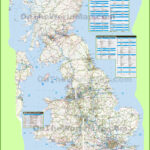 Large Detailed Road Map Of Uk   Ontheworldmap Intended For Road Map Of England Scotland And Wales