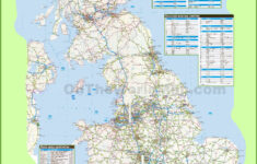 Large Detailed Road Map Of Uk – Ontheworldmap intended for Road Map Of England Scotland And Wales