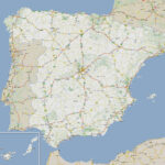 Large Detailed Roads Map Of Spain And Portugal | Vidiani For Road Map Of Spain And Portugal