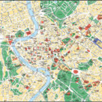 Large Detailed Street Map Of Rome City Center. Rome City Center Pertaining To Street Map Of Rome Italy