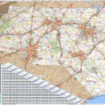 Large Detailed Tourist Map Of North Carolina With Cities And Towns Within Printable North Carolina Map With Cities And Towns