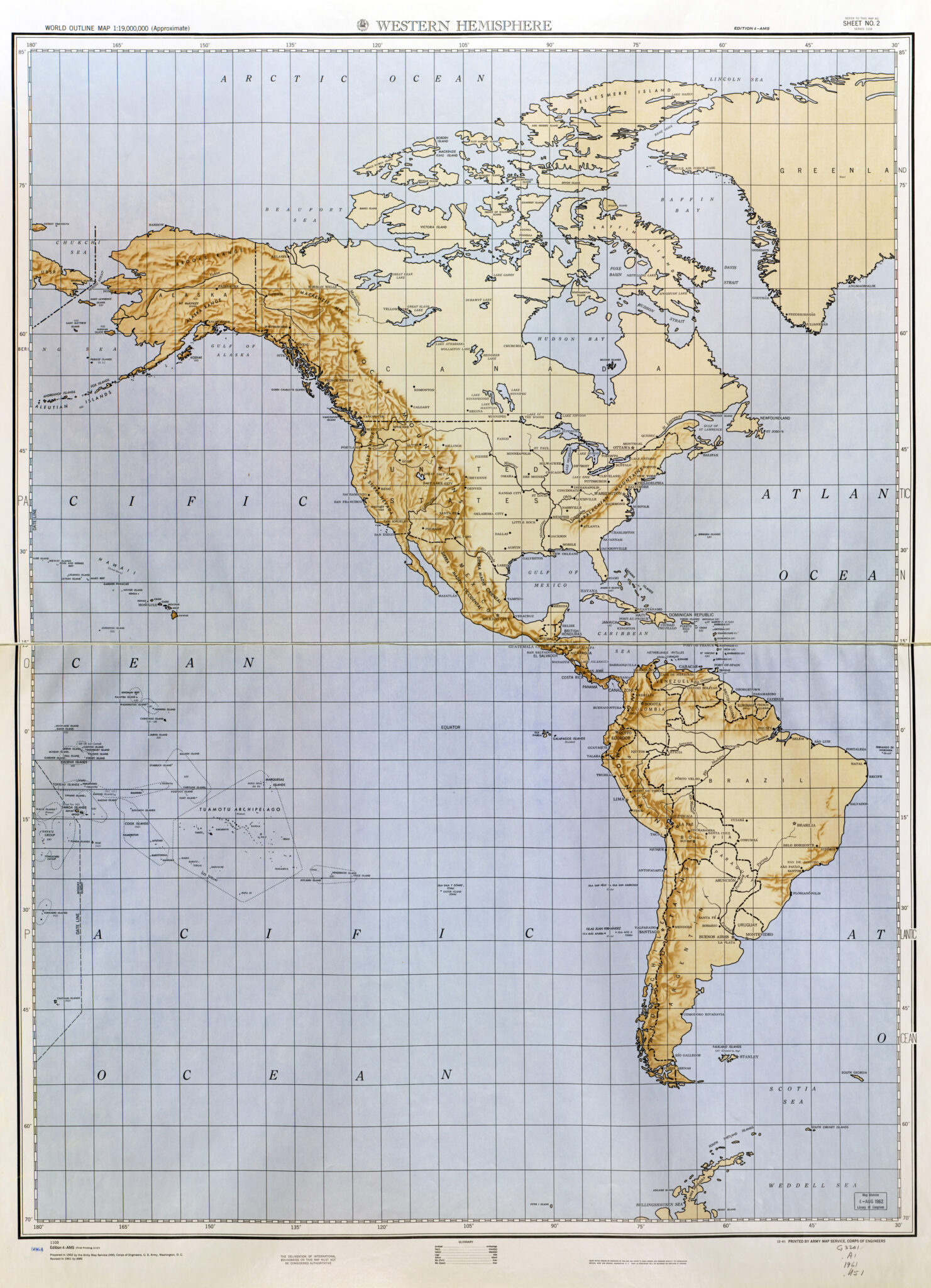 Outline Map Of Western Hemisphere | Adams Printable Map