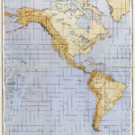 Large Detailed World Outline Map With Relief   Part 1 (Western For Outline Map Of Western Hemisphere