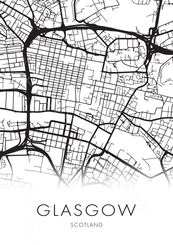 Printable Glasgow Tourist Map