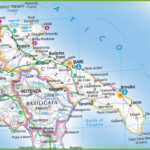 Large Map Of Apulia   Ontheworldmap With Regard To Map Of South Italy Puglia