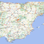 Large Road Map Of Spain And Portugal With Cities | Spain | Europe Inside Large Map Of Portugal And Spain