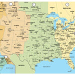 Large Usa Area Codes Map With Time Zones | Usa (United States Of Inside Printable Map With Time Zone And Area Code