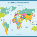 Large World Map   10 Free Pdf Printables | Printablee With Regard To 8 5 X 11 Printable World Map