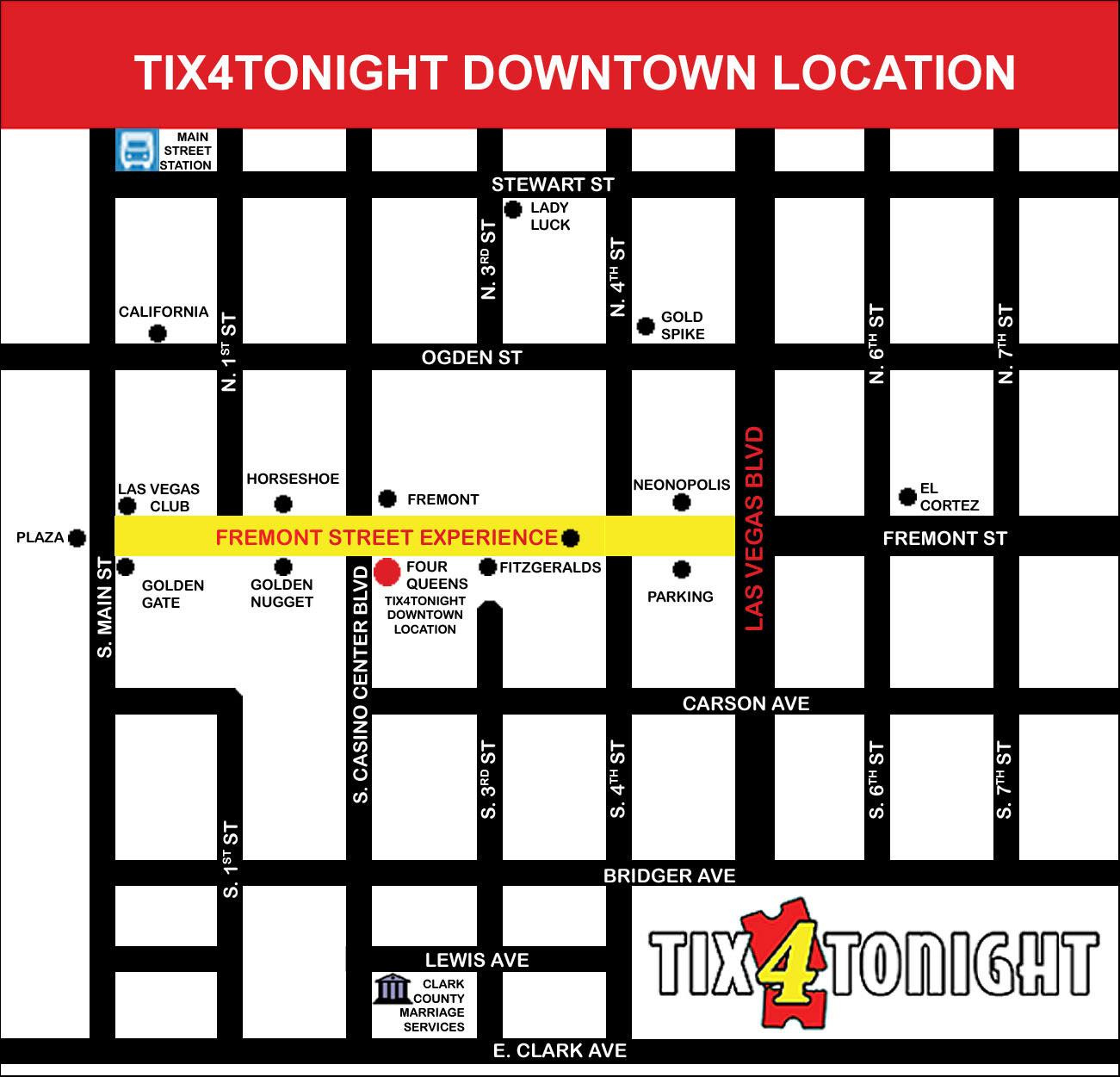 Las Vegas Fremont Street Map - Fremont Street Las Vegas Map pertaining to Printable Map of Fremont Street Las Vegas