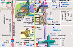 Las Vegas Map Of Things To Do - Detailed Road &amp; Street Names Plan within Printable Detailed Las Vegas Strip Map