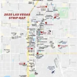 Las Vegas Strip Map (2025) Updated | Lasvegashowto Pertaining To Las Vegas Strip Map Printable