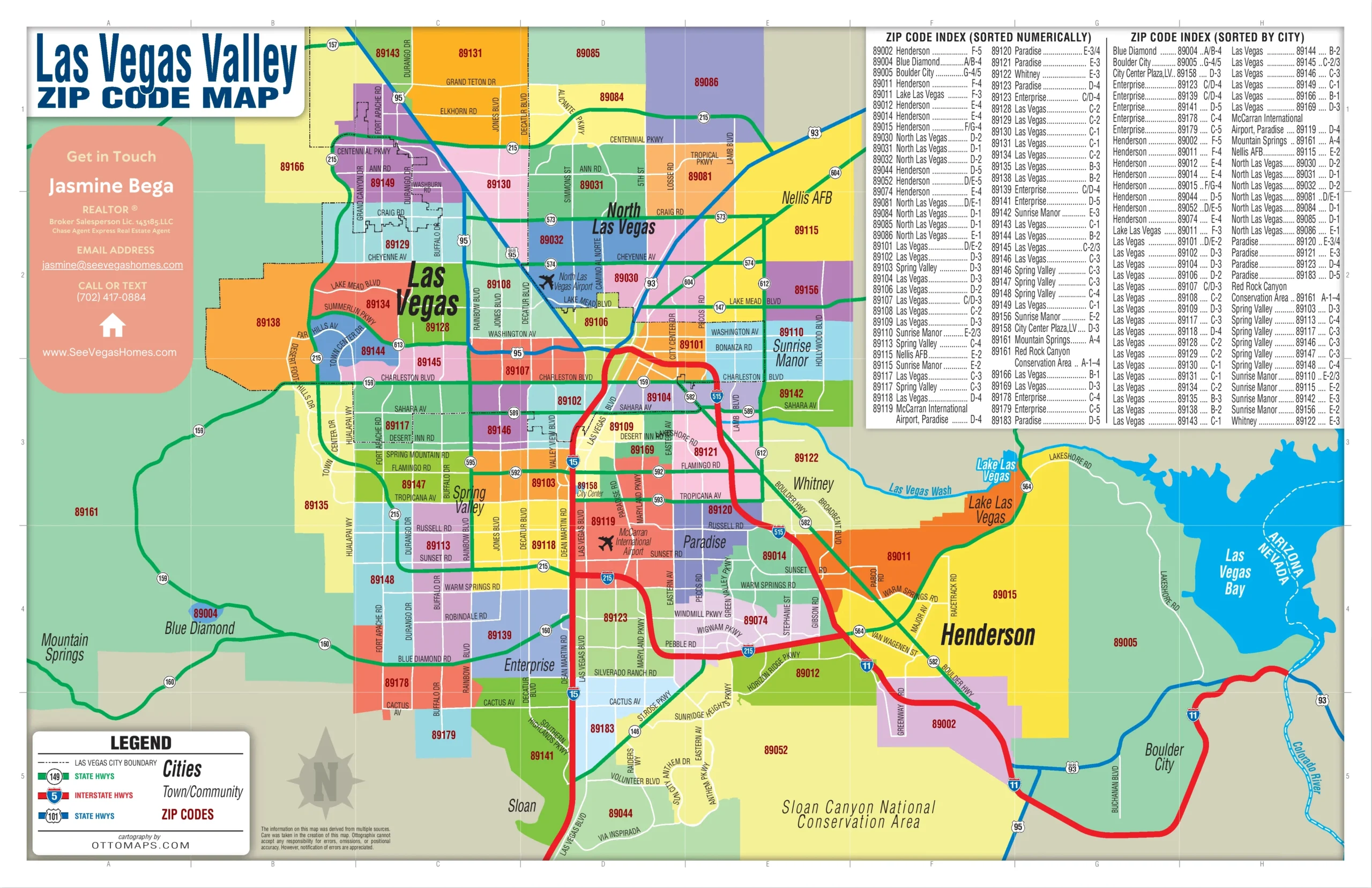 Las Vegas Zip Code Map - Search Las Vegas Neighborhoods And with Las Vegas Zip Code Map Printable