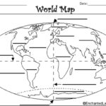 Lesson 3   Geography & Us! For Blank Continent And Ocean Map Printable